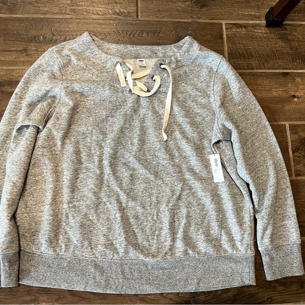 Women’s size XL Lace Up sweatshirt